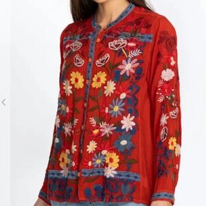 Johnny was red (cayenne) blouse
